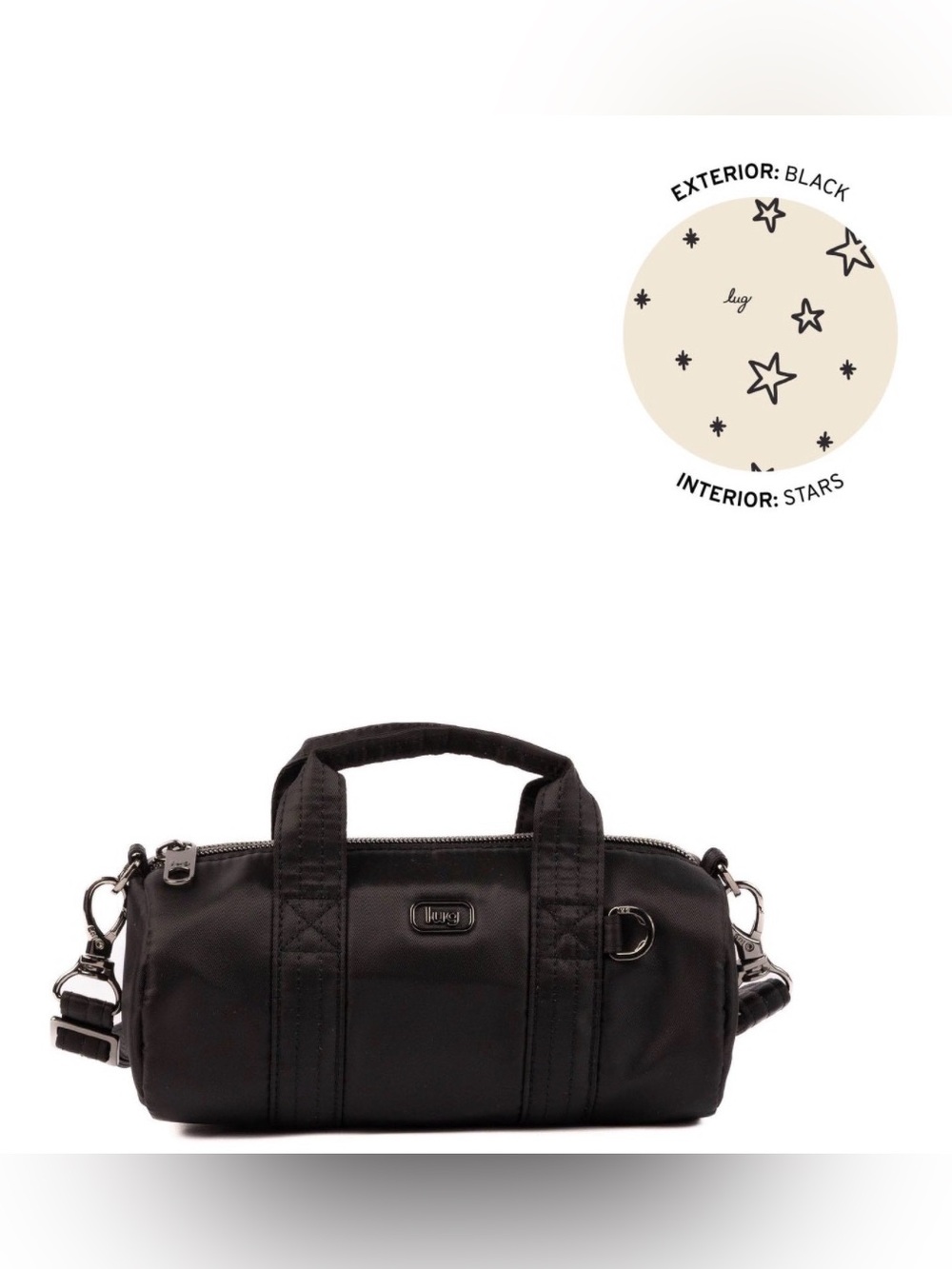 Lug Rallycar Mini Crossbody Bag NWT Black
